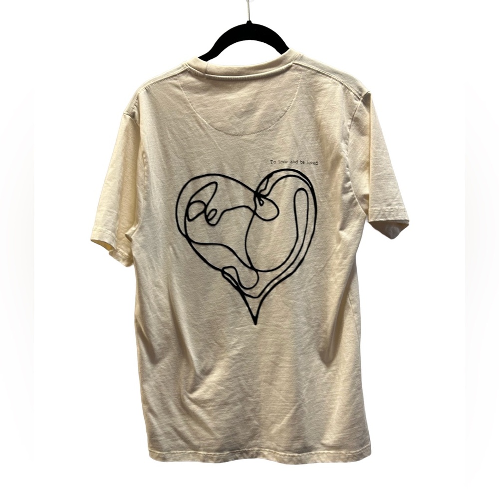 Cactus Man Cream Short-Sleeve Tee with Black Script